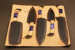 Hand Forged Damascus Steel Chef Knife Set Kitchen Knives Best Usa Gifts. Fixed Price $79.10.