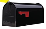 Architectural Mailboxes Elite Post-mount Mailbox, Black. Fixed Price $22.49.
