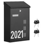 Land Voi Wall Mounted Mailbox With 4 Keys, Post For BLACK-31. Fixed Price $44.29.