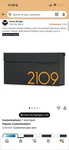 Vsons Design Louis Aluminum Mailbox Black Powder Coated Wall Mounted Custom. Fixed Price $80.00.