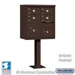 SALSBURY3305BRZ-U 4 Size Doors-type V-usps Access Cluster Box Unit- Bronze. Fixed Price $3205.63.