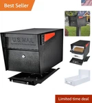 Manager Pro Curbside Security, Black Locking Mailbox With House Numbers,.... Fixed Price $210.99.