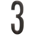 Hillman Distinctions 4-IN. Adhesive Bronze House Number 3. Fixed Price $11.95.