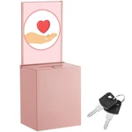 Metal Donation Box Lock 6.7 5 8 Inch Safe Ballot Suggestion With.... Fixed Price $51.88.