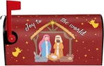 Chrismas Joy To The World Mailbox Cover, Winter Holiday Outdoor Magnetic. Fixed Price $11.75.