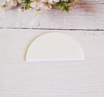 20 Pcs White Cast Acrylic Half Place Cards Wedding Sign Holder Semicircle. Fixed Price $29.07.