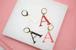 18K Gold Filled Enamel Color Letter A-z Pendant French Hook (A69). Fixed Price $28.99.