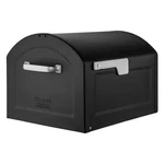Centennial Black, Extra Large, Steel, Post Mount Mailbox With Premium Silver Han. Fixed Price $74.98.