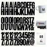 Habitable Tree 192 Pcs Waterproof 3 Inch Vinyl Alphabet & Number Black. Fixed Price $12.99.