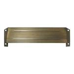Deltana MSH158U5 Solid Mail Slot Hood For Open Back Plates Antique Brass.. Fixed Price $72.70.