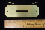 Post Office Box Door Coin Slots, With Nails, 10- Solid Brass, Made Usa. Fixed Price $28.50.