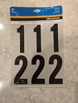 Hillman 843445 Black Mylar Self-adhesive To 9 Number Set (3 Of Each) New. Fixed Price $11.99.