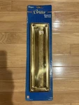 Hager Solid Brass Magazine Mail Slot No CD7681 US3. New Old Stock. Fixed Price $16.50.