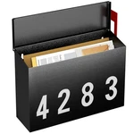 Land Voi Modern Wall-mount Mailbox, Mailboxes For Outside, With One Flag Kit. Fixed Price $55.18.
