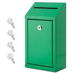 Eienhoshi Metal Donation Box With Lock, Wall Mounted, Suggestion 4 I.... Fixed Price $36.14.