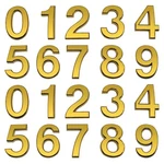 Pack 20, Self-adhesive Golden Waterproof Mailbox Numbers 0-9, Lyflux Mailb.... Fixed Price $15.84.