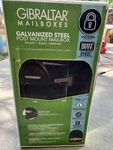 Brand New Locking Mailbox Black Never Opened Secure Safe Lg Solar Group 236685. Fixed Price $99.99.
