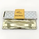 Vintage Baldwin 0015-003 Solid Brass Letter Box Plate Nos W/ & Paperwork 10". Fixed Price $88.00.