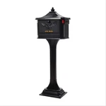 Architectural Mailboxes Pedestal Locking Black & Post Kit Sgped Open. Fixed Price $172.95.