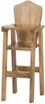 Amish-made "rebekah's Collection" Wooden Doll High Chair Toy. Fixed Price $119.50.