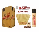 Raw Classic 98 Special Size Pre Rolled Cone Rolling Paper Authentic + Lighter. Fixed Price $45.99.