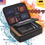 3-LAYER Fireproof Document Box With Lock File Storage Waterproof Safe Bag Us. Fixed Price $14.75.