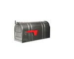 Postal Pro Carlton Mount Mailbox Pewter. Fixed Price $40.00.