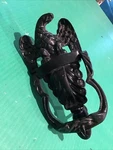 Vintage Vlm Eagle Door Knocker 17-1 Heavy Ornate Solid Cast Iron W/ Bolts. Fixed Price $39.95.