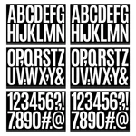 9 Sheets Self Adhesive Vinyl Letters Numbers Kit, Mailbox Sticker For.... Fixed Price $17.09.