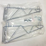 Quantum Storage 14" Wall Mounted Wire Shelf Cantilever DWB14 Chrome For Single. Fixed Price $29.99.