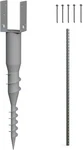 No Dig Ground Anchor With Lag Bolts And Rebar, Heavy Duty Post Foundation For Ma. Fixed Price $83.99.