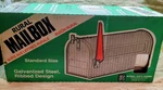 Steel City Corp Rural Mailbox Ribbed Galvanized Standard. Made In Usa! Vtg. Fixed Price $99.99.