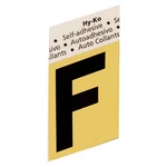 Hy-ko 1.5" Gold Aluminum Letter F (10 Pcs.). Fixed Price $13.69.