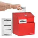 Adir Wall Mountable Steel Suggestion Box With Lock - Donation Collection. Fixed Price $26.59.
