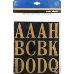 The Hillman Group 842268 2-INCH Letters Kit, Gold/black. Fixed Price $7.95.