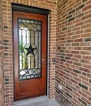Wrought Iron Security Door. Fixed Price $1950.00.