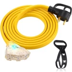 Rv Generator Adapter Cord Ft 30A Nema TT-30P 3X 5-20R 110V Household. Fixed Price $60.79.