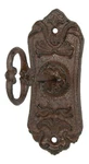 Upper Deck UX1005 Skeleton Key Cast Iron Coat Wall Hook And Rack Brown. Fixed Price $20.99.