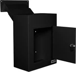 Durabox D700 Through The Wall Drop Box, Tubular Key Locking Secure Mailbox Black. Fixed Price $130.00.