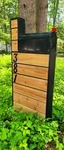 Wooden Mailbox Post - Handcrafted Usa Free Shipping On Sale. Fixed Price $550.00.