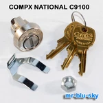 Compx National C9100, Usps 1172C Mail Box Lock W/ 3 Keys. Fixed Price $18.95.