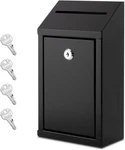Eienhoshi Metal Donation Box With Lock, Wall Mounted, Suggestion 4 Iron. Fixed Price $35.99.