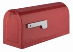 Architectural Mailboxes 7600R MB1 Post Mount - Red With Silver Flag Usa. Fixed Price $35.99.