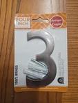 Architectural Mailboxes Floating House Number Antique Copper #3 4" 3582AC-3. Fixed Price $12.00.