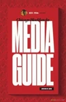 Chicago Blackhawks Media Guide 2024-25 Nhl Team Cover On 12X8IN Metal Sign. Fixed Price $21.99.