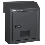 Vevor Through The Door Key Drop Mailbox With Combination Lock Dark Gray. Fixed Price $59.90.