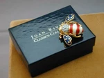 Joan Rivers American Flag Bee Bug Patriotic Pin Box. Fixed Price $79.99.