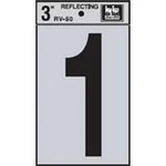 New Pack Of (10) Hy-ko RV50/1 Series 3" Vinyl Number Self Adhesive Reflective. Fixed Price $5.49.