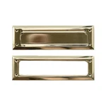 Solid Steel Gold Color Mail Slot Fits To Most Doors Outer Size 10 Inches .... Fixed Price $51.62.