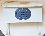 Vintage Retro 50S 60S Mid Century Modern Babco La-ca Mailbox Newspaper Holder. Fixed Price $20.00.